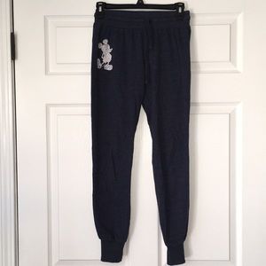 Disney Mickey Mouse Sweatpants Joggers Size Extra Small